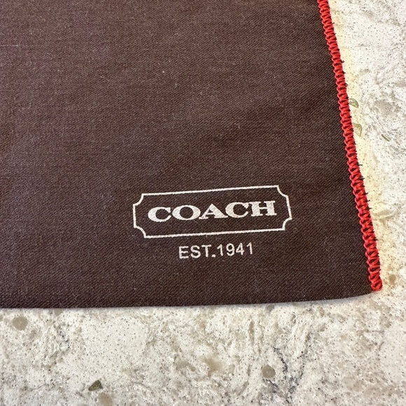 Coach Drawstring Dustbag 16" W x 13" H - Picture 2 of 3